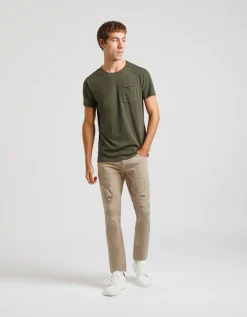 T-shirt con taschino