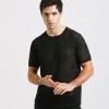 T-shirt in maglia forata