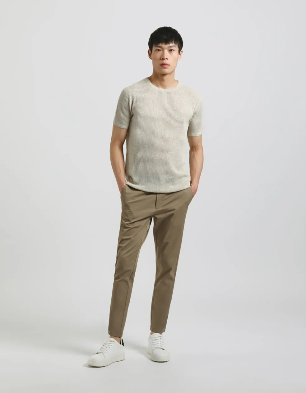 T-shirt in maglia forata