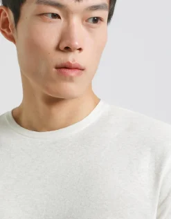T-shirt misto lino