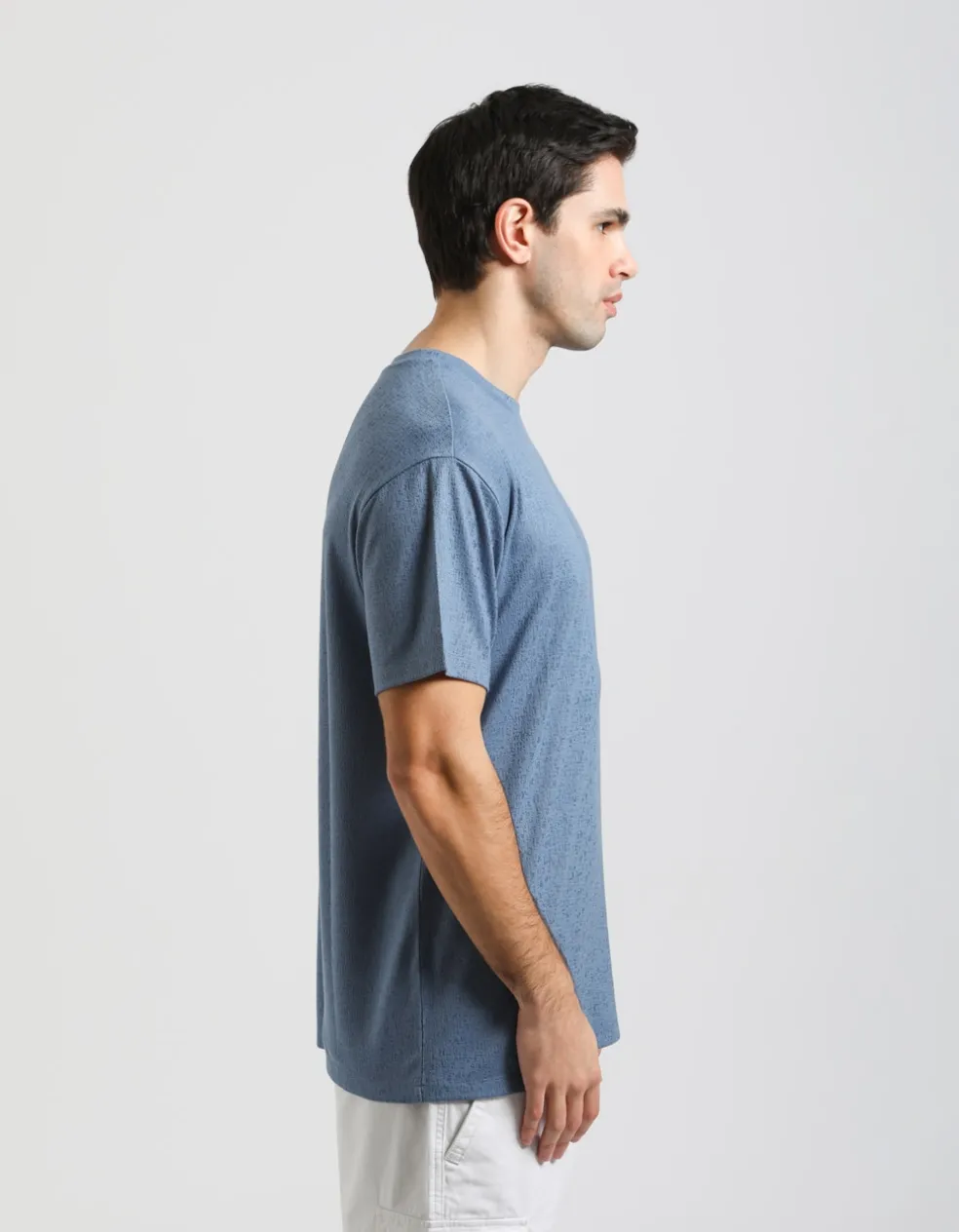 T-shirt strutturata morbida