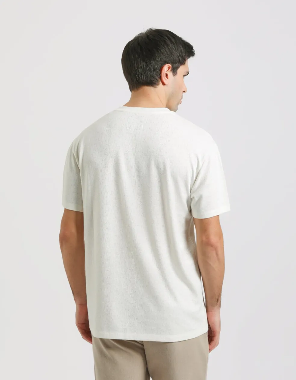 T-shirt strutturata morbida