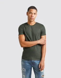 T-shirt viscosa a coste