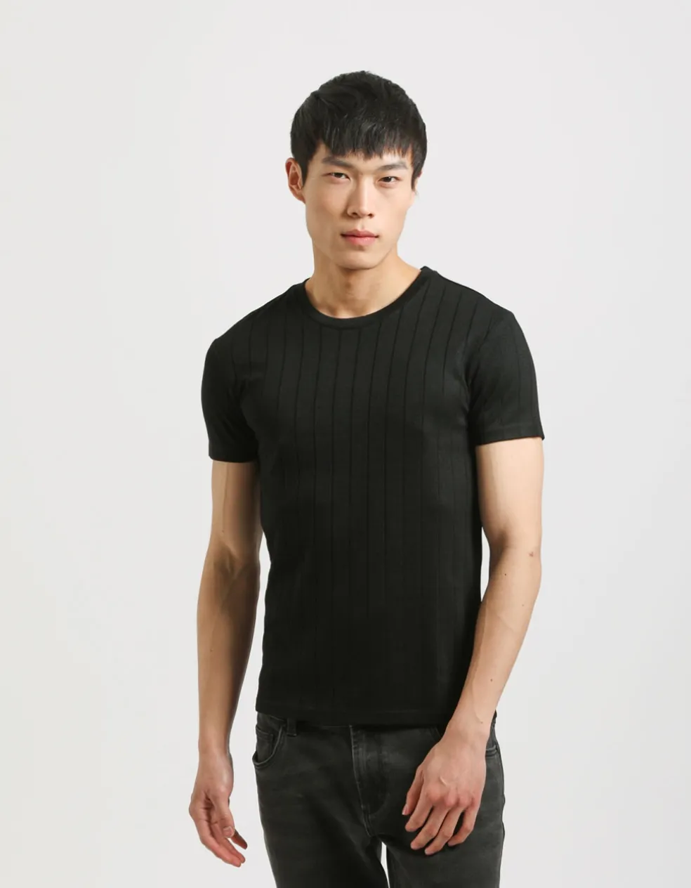 T-shirt viscosa a coste