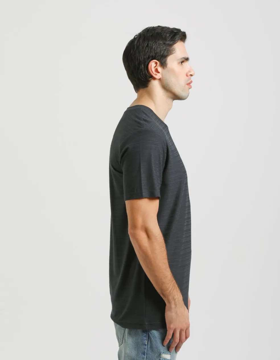 T-shirt viscosa a righe