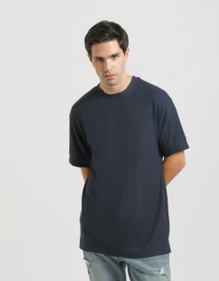 T-shirt viscosa strutturata