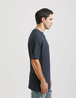 T-shirt viscosa strutturata